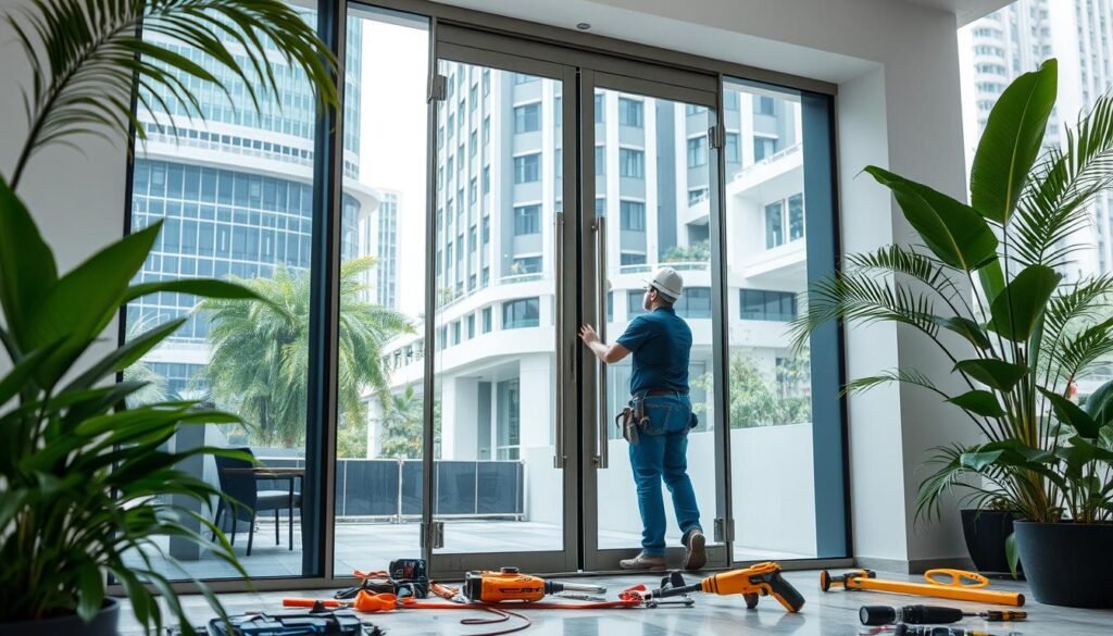 glass door contractor singapore