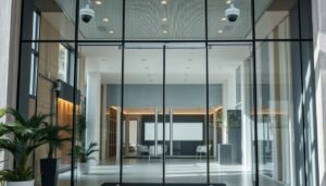 glass door security