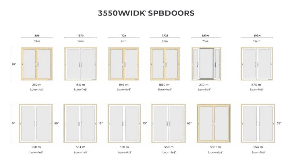 how wide is a sliding glass door