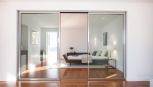 internal frameless glass sliding doors