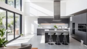 kitchen glass doors