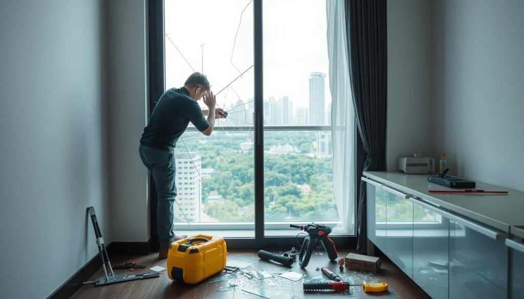 repair glass door singapore