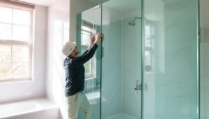 shower screen installation