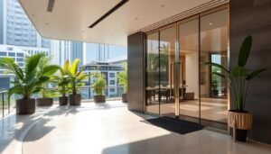 singapore glass door