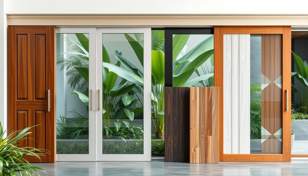 sliding door materials