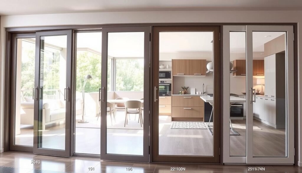 sliding door widths