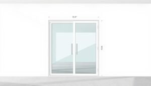 standard dimensions for sliding glass doors