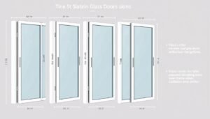 standard sliding door dimensions