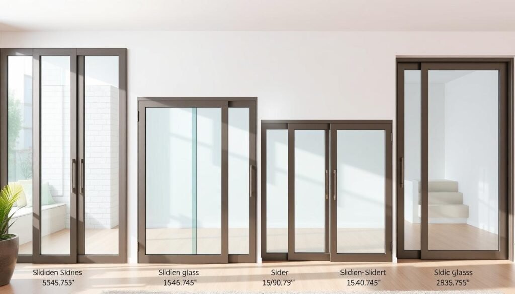 standard sliding door sizes