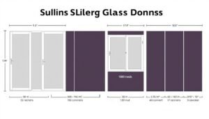 standard sliding glass door dimensions