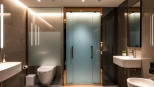 toilet glass door singapore