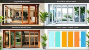 types of bifold glass doors