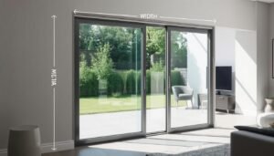 width of sliding glass doors